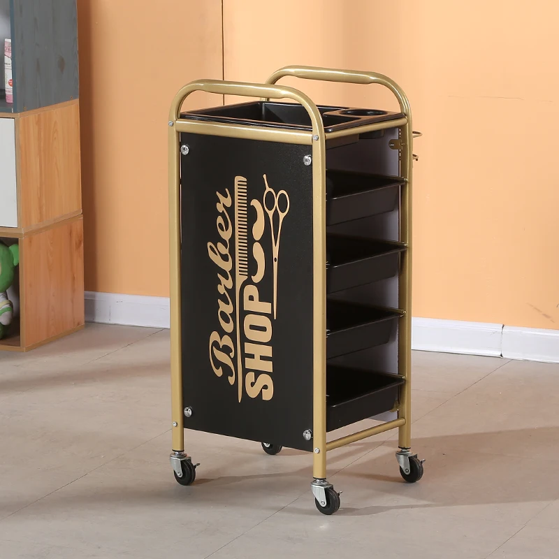 Rolling Nail Medical Salon Trolley Equipment Beauty Storage Salon Trolley Tattoo Carrello Portategetti Salon Furniture Rr50St