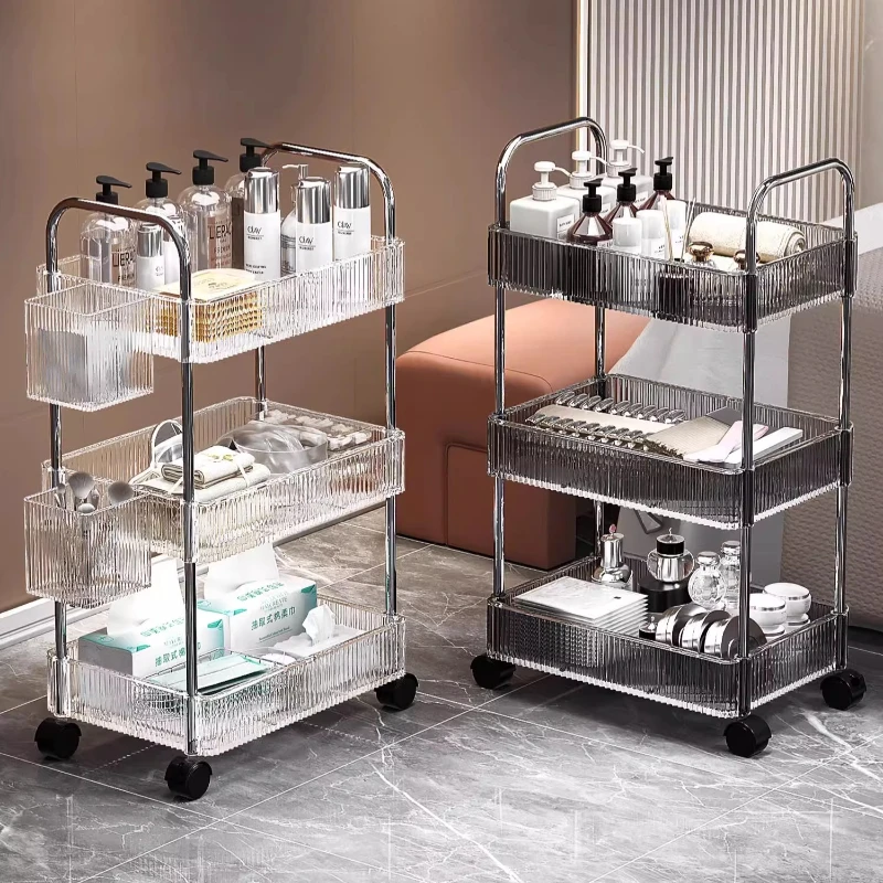 Nail Medical Salon Trolley Equipment Tattoo Makeup Barber Salon Trolley Storage Carrello Attrezzi Commercial Furniture Rr50St