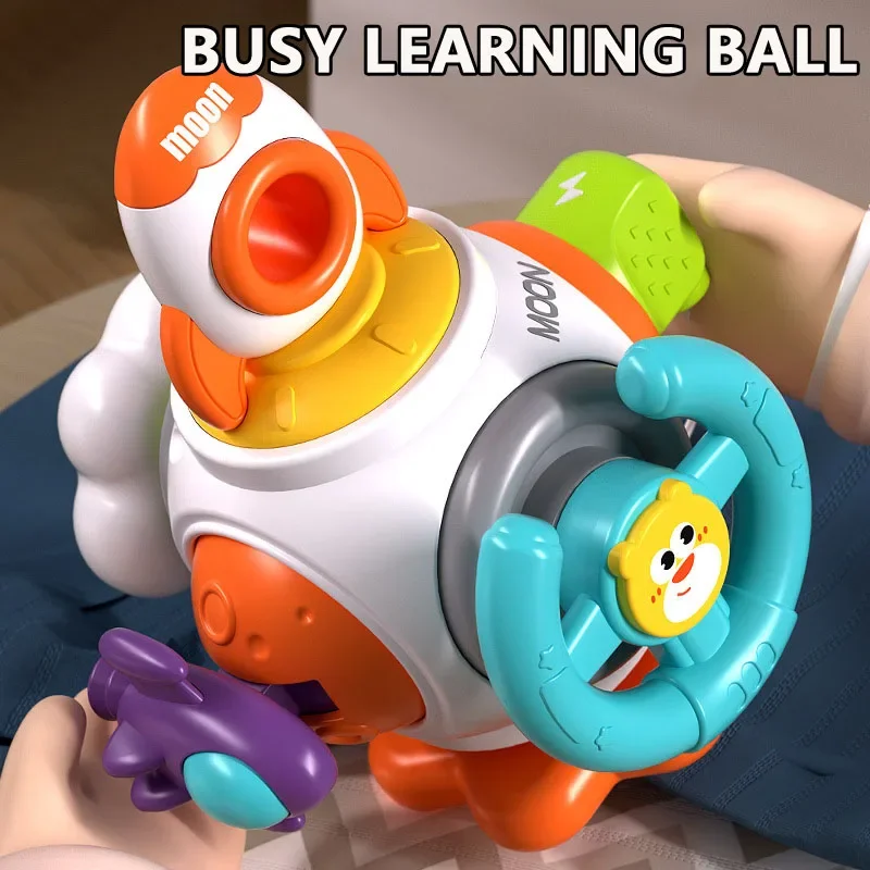 Apprendimento Educativo Busy Cube Hand-On Capacity Montessori Training Lock Box Fine Motor Skill Development Cube Board Toy For Kids