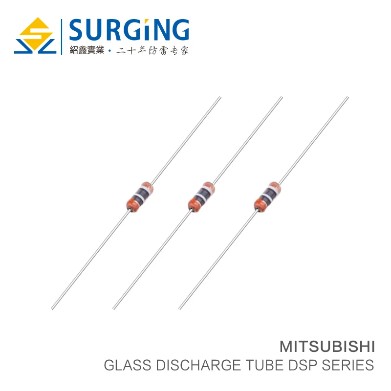 10 Pz/Lotto Tubo Di Scarico In Vetro Dsp-141N Dsp-201M Dsp-301N Dsp-501N Dsp-751N Dsp-102M Dsp-152M Dsp-272M Dsp-302M Protezione Contro Le Sovratensio