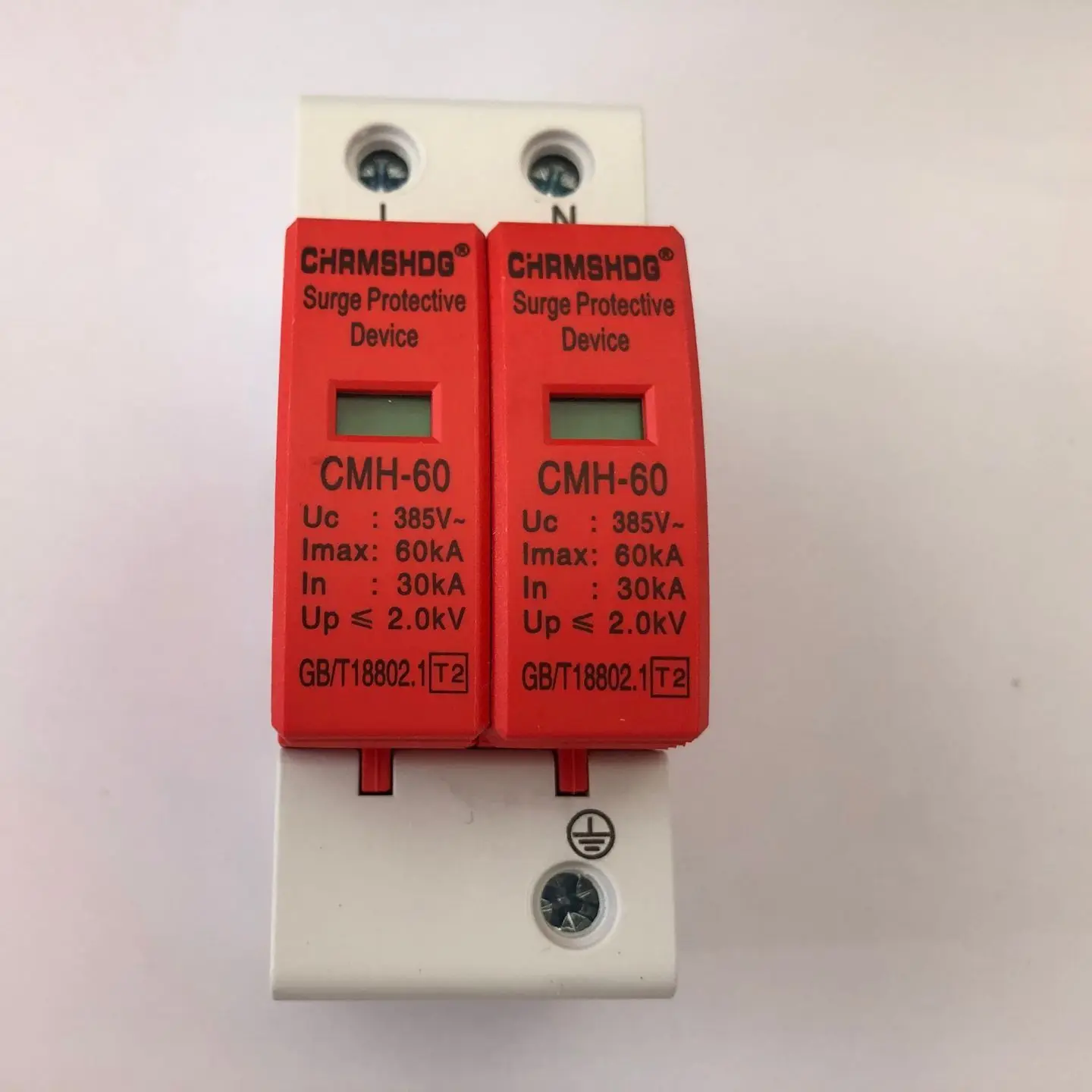 Spd Din Rail Surge Protector Power 2P Parafulmine Household 220V Surge Switch 10-20Ka 20-40Ka 30-60Ka 40-80Ka