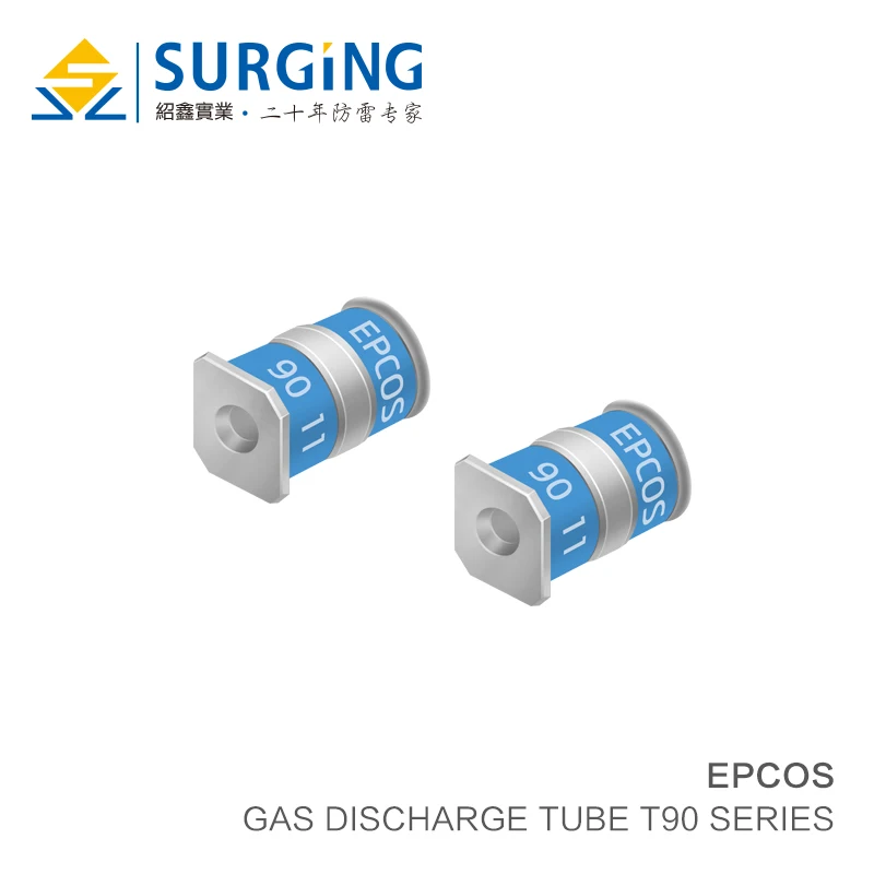 5 Pz/Lotto Tubo Di Scarico Del Gas In Ceramica T90-A90Xsmd T90-A230X T90-A250X T90-A350X T90-A470 90V 230V 250V 350V 10Ka Protezione Contro Le Sovrate