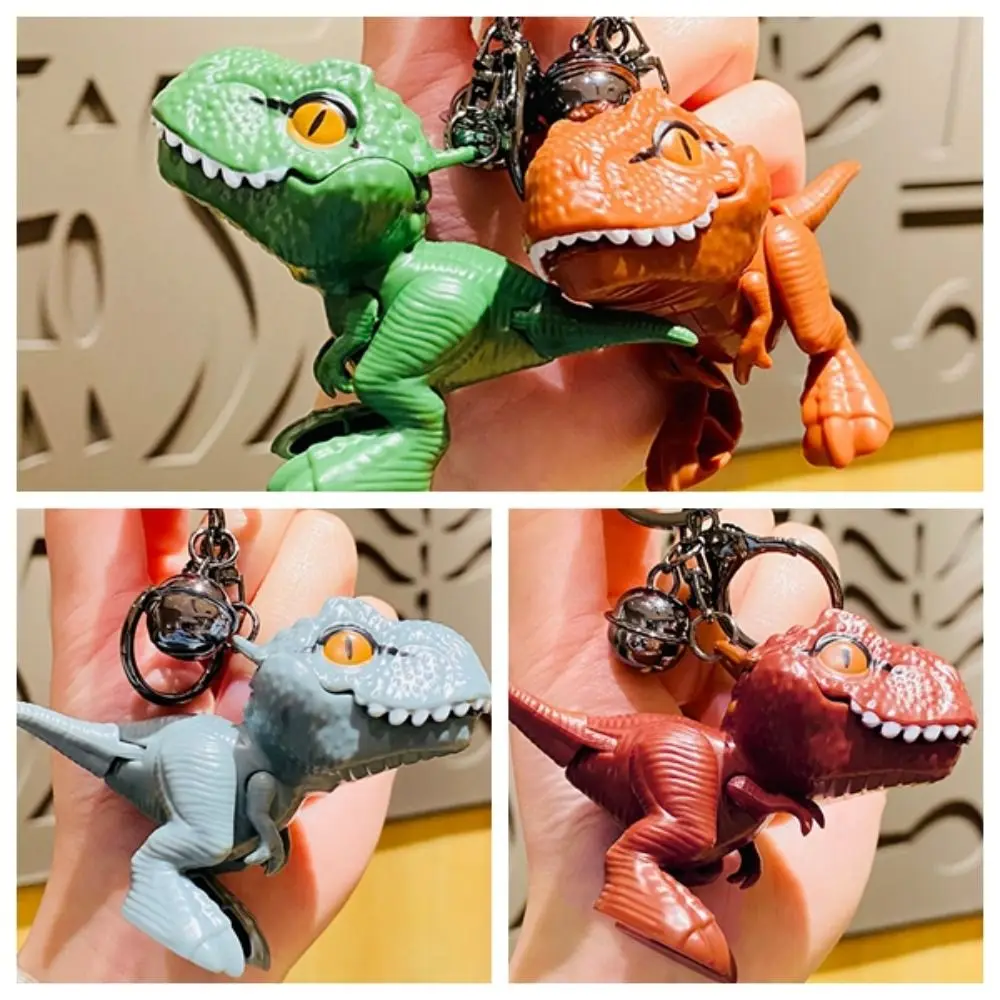 Cartoon Dinosaur Tyrannosaurus Rex Doll Portachiavi Tyrannosaurus Rex Doll Simulato Dinosaur Rex Bite Hand Portachiavi Trend