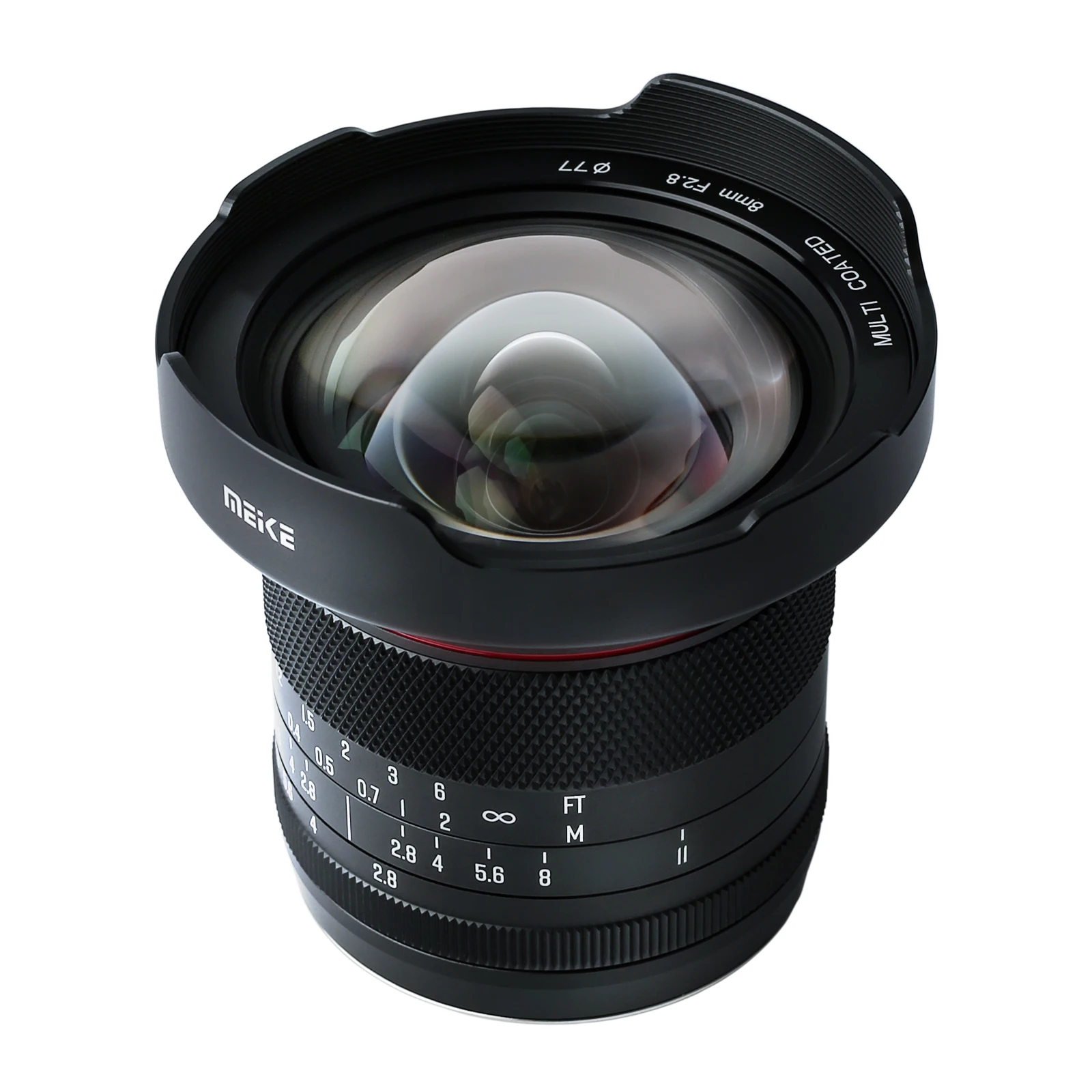 Meike 8Mm F2.8 Prime Messa A Fuoco Manuale Obiettivo Ultra Grandangolare E Zero Distortion Per Fotocamere Panasonic Lumix/ Olympus Micro 4/3