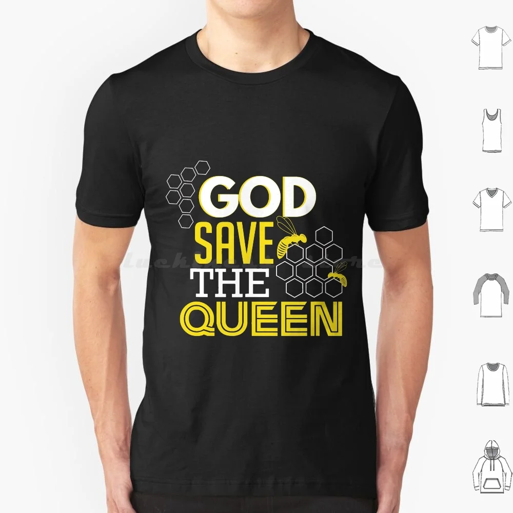 God Save The Queen Bee T Shirt Cotton Uomo Donna Stampa Fai Da Te Protect Bee God Save The Queen Bee Vintage Save The Queen God Save
