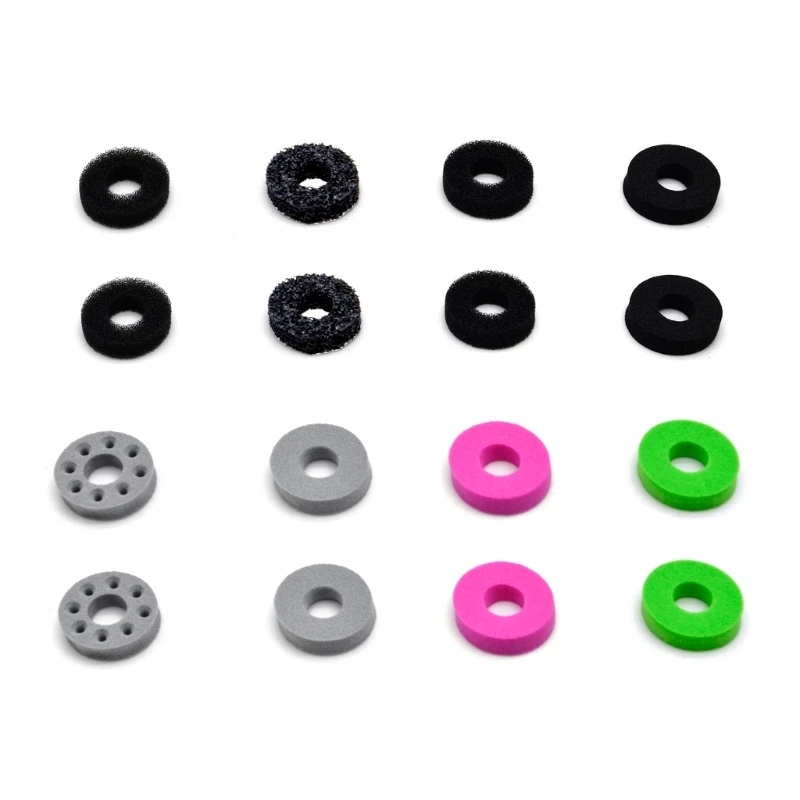 Y1Ub Precision Target Rings Game Controller Gamepad Aim Assist Rings Motion Control Sponge Rings Per Ps5-Ps4 Switch Pro 16Pcs
