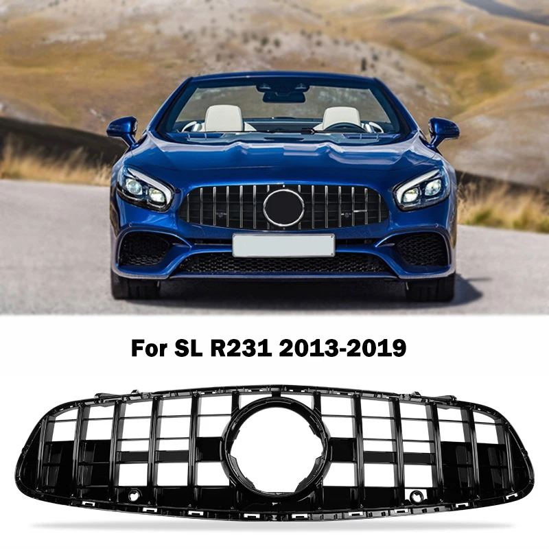 Per Mercedes Benz Sl Class R231 Sl500 Sl400 Sl550 Sl350 Griglia Anteriore Griglia Gt Style Paraurti Per Amg Black Car Parts Tipo Sportivo