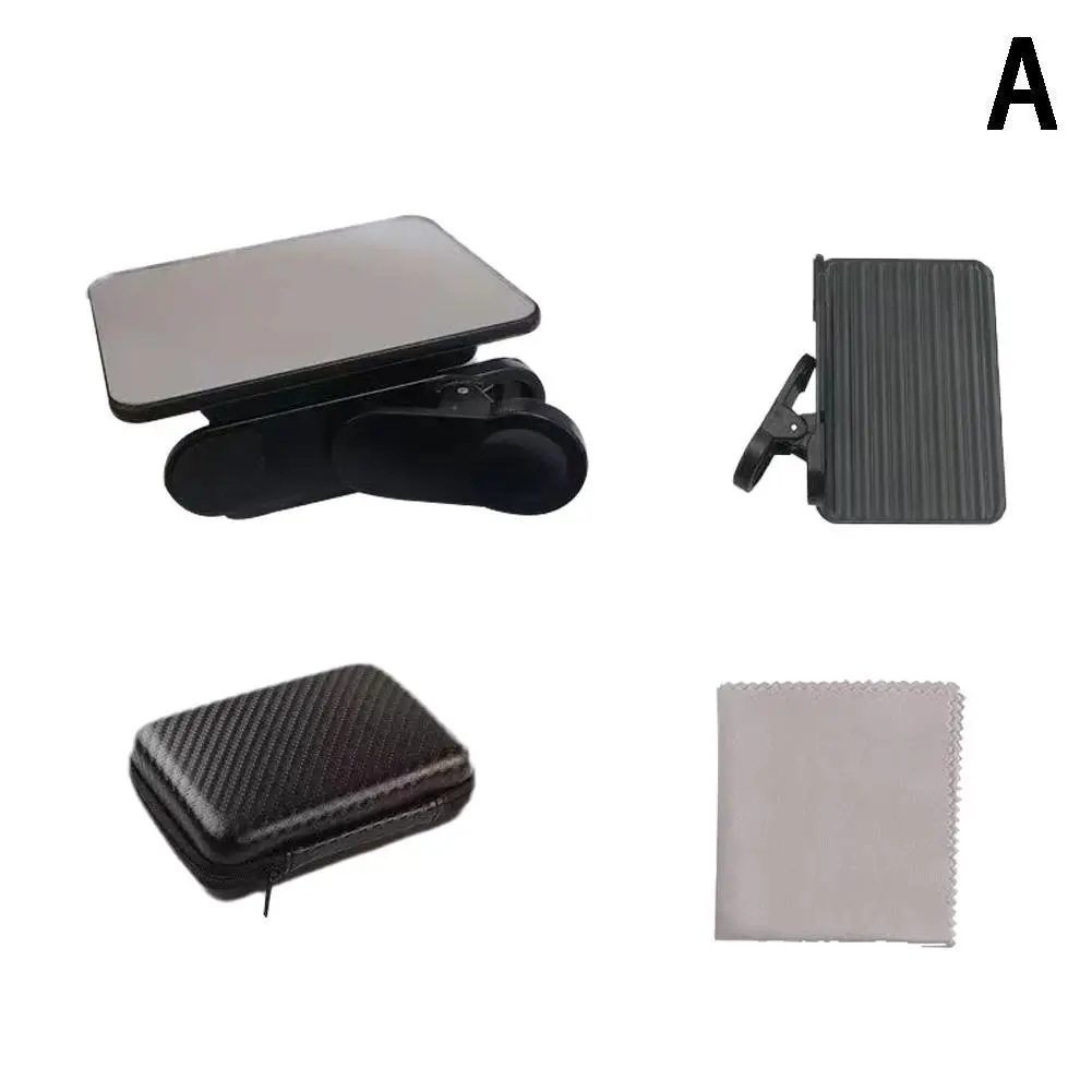 Smartphone Camera Mirror Reflection Clip Kit Cellulare Reflection Camera Clip Selfie Artefatto Riflessione Obiettivo Esterno