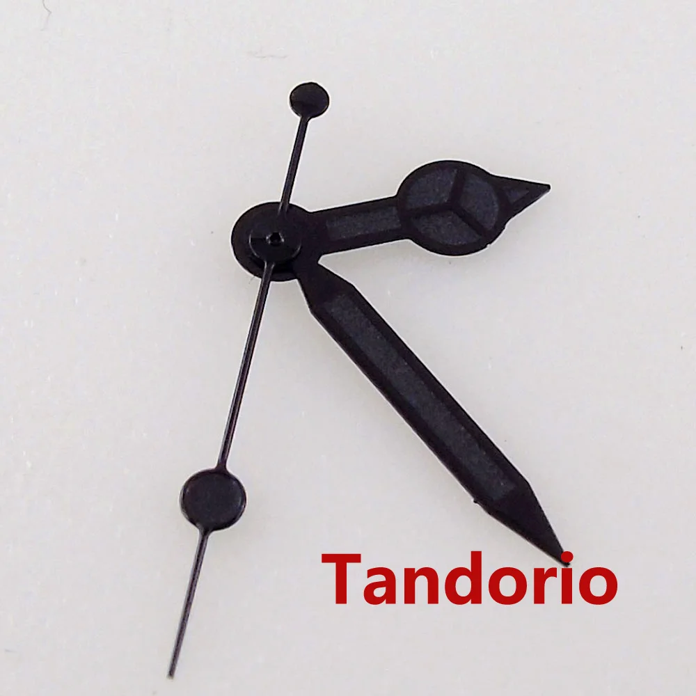 Nuovo Bliger Full Black Watch Hands Fit Automatic Nh35A Nh36A Eta 2824 2836 Miyota 8205 8215 821A Mingzhu Dg2813 3804 Parti Dell'Orologio