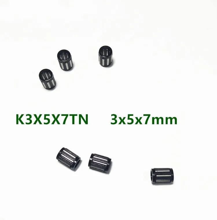 100 Pz/500 Pz K357 K030507 K3X5X7 K3 * 5*7 Tn Radial Needle Roller Cage Assembly 3X5X7Mm Cuscinetto A Rullini 3*5*7Mm