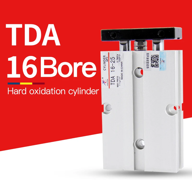Free Shipping  Double Shaft Double Rod Small Tda/Tn Cylinder