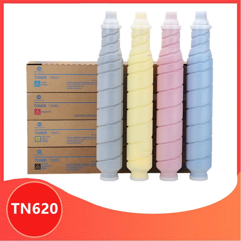 4 Pz/Set Per Konica Minolta Tn-620 Tn620 Tn 620 Cartuccia Di Toner Per Bizhub Pro C1060L 1070L A3Vx131 A3Vx231 A3Vx331 A3Vx431