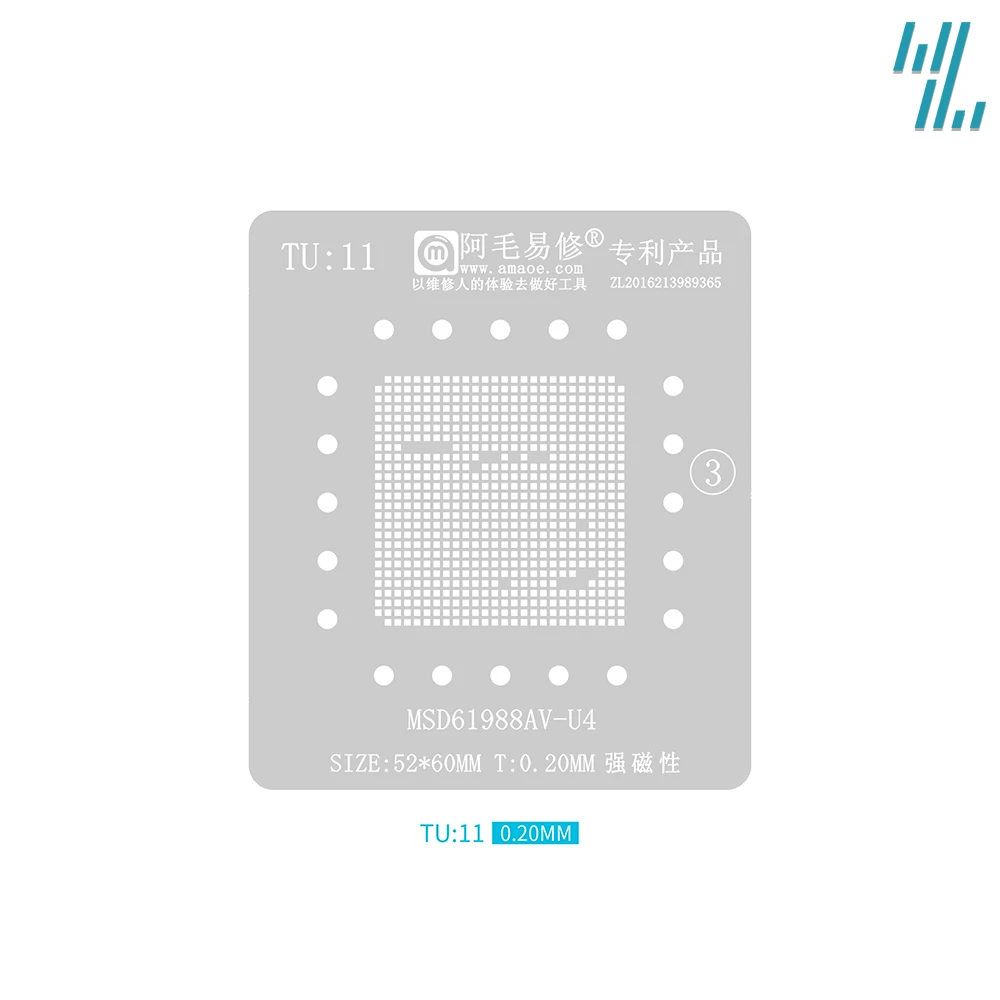 Stencil Reballing Per Msd61988Av-U4 Msd61981Bx-U4 Msd6A628Vxm-St Msd6A628Vx-8-Xz Muslimed6148 Msd61981Bta-Tn Muslimate