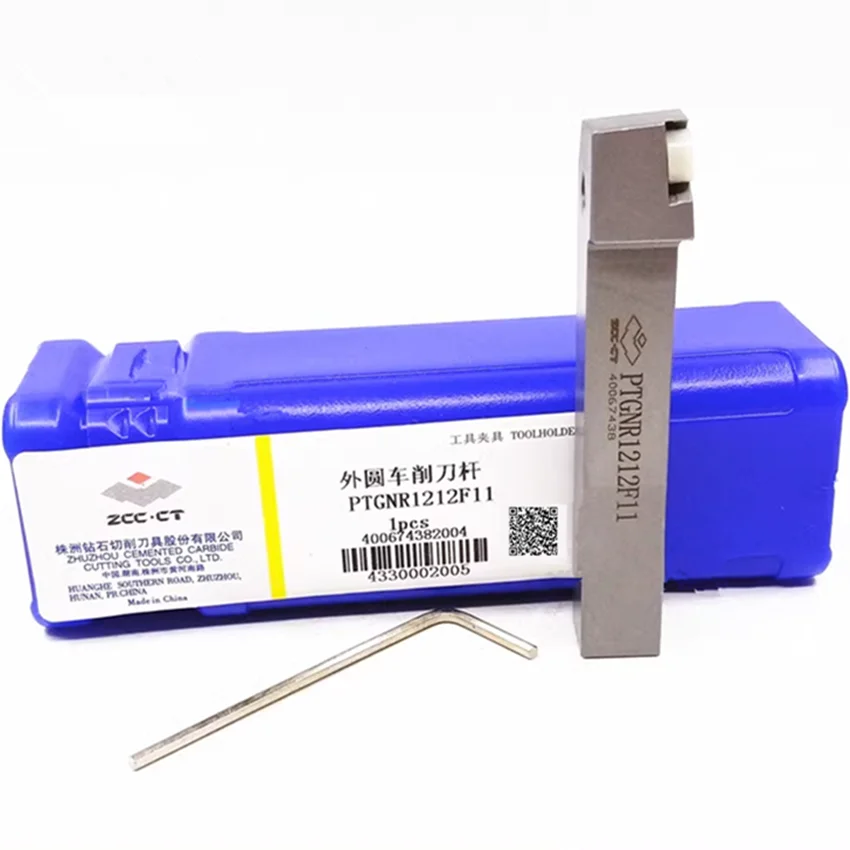 Ptgnr1212F11/Ptgnr1616H11/Ptgnl1616H11/Ptgnr1616H16 Zcc.Ct External Turning Tool Cutter Bar For Tn** Inserts 1Pcs/Box