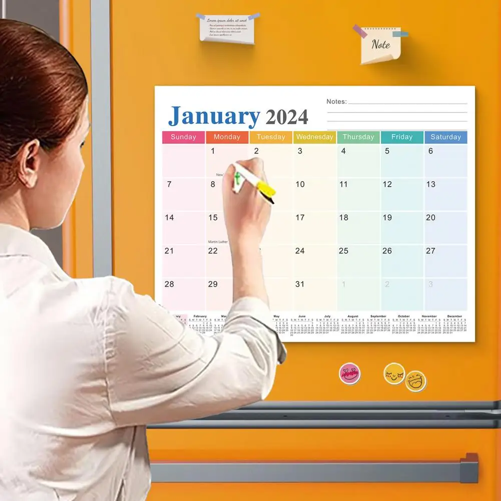 Calendario Magnetico Calendario Da 18 Mesi Calendario Da Frigorifero Magnetico Da Jan 2024 A Giugno 2025 Calendario Mensile Calendario