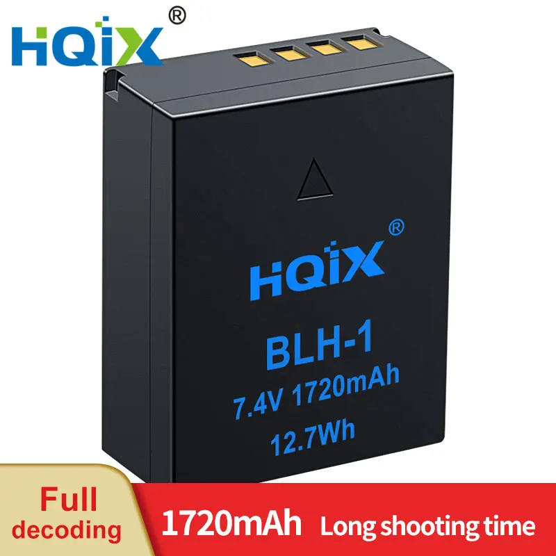 Hqix Per Olympus E-M1 Ii E-M1 Mark Ii E-M1 Mark Forte E-M1X Caricabatteria Per Fotocamera Blh-1