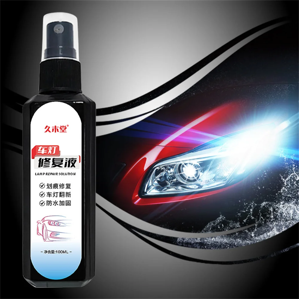 Kit Di Lucidatura Per Il Restauro Dei Fari Dell'Auto Lucidante Fari Per Auto 800Ml Polimero Liquido Faros Kit Di Riparazione Per La Lucidatura Dei Far
