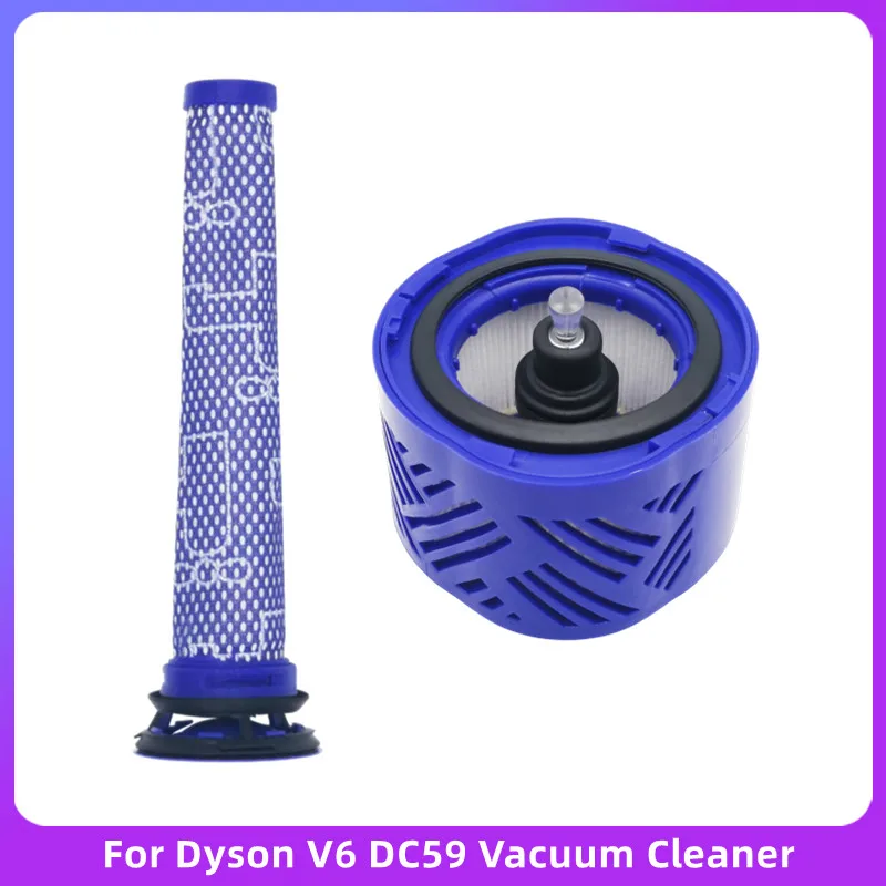 Kit Filtro Pre E Post-Motore Hepa Adatto Per Parti Di Aspirapolvere Dyson V6 Dc59 Dy-96674101 E Sostituzione Dy-96566101