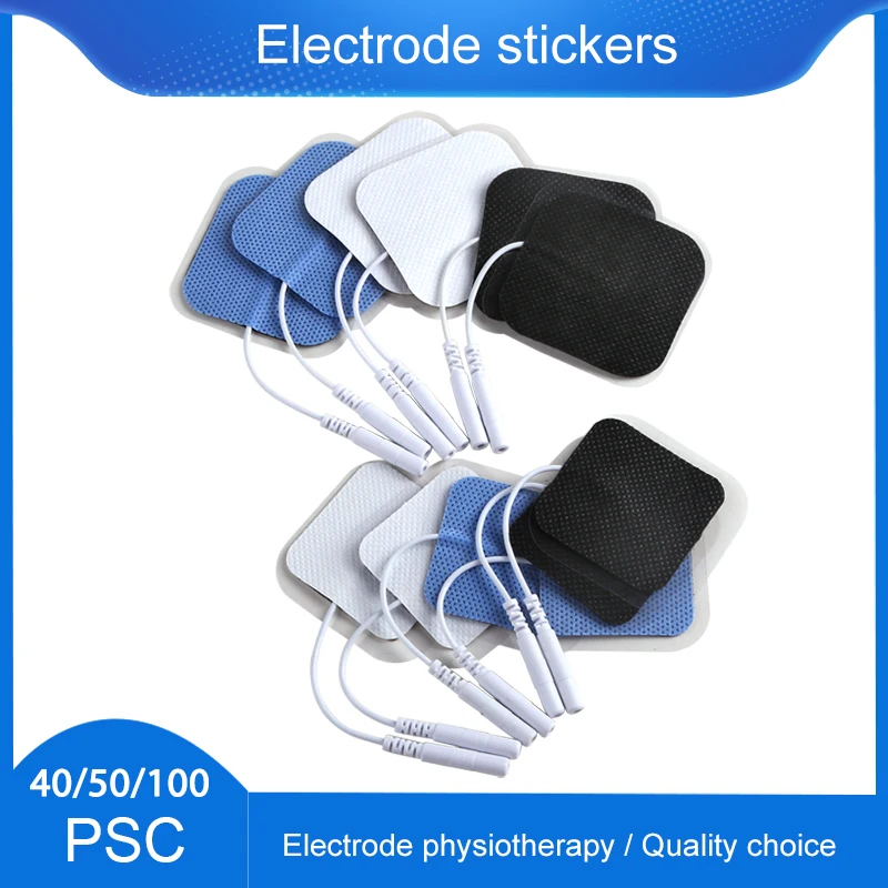 Cuscinetti Per Elettrodi 40/50/100 Pezzi Cuscinetto In Gel Conduttivo Per Agopuntura Del Corpo Massaggiatore Per Terapia Digitale Cerotto Per Massaggi
