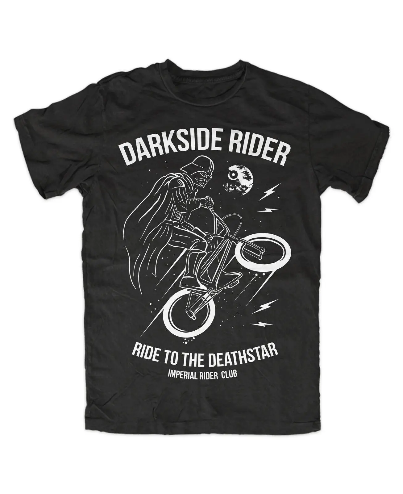 Maglietta Premium Darkside Rider Cult Fun Funny Bmx Bike