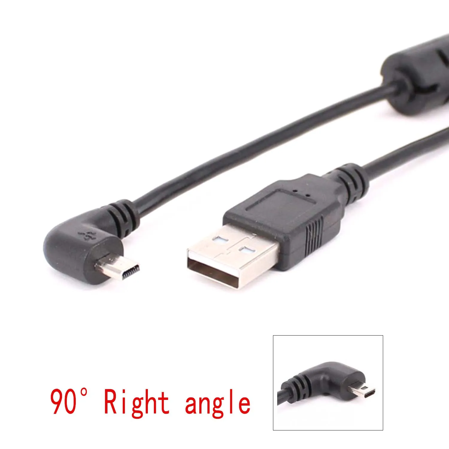 90 Angolo Di Cavo Dati Usb Per Olympus Cb-Usb7 Fe-340/330/290/280/270/250/240/230/220 Ex-Pro D-725 730 Mju-1070 5000 7010 7020 107