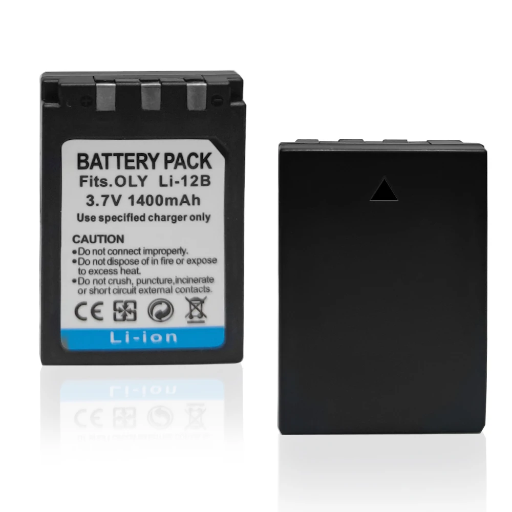 Batteria 1400Mah Li-10B Li-12B Per Olympus Dsc-Az3,J1,J2,Mz,Mz3;Mju-20,10,300,400,410;Fe-200;Ir-500; U300 Fotocamera Li10B Li12B