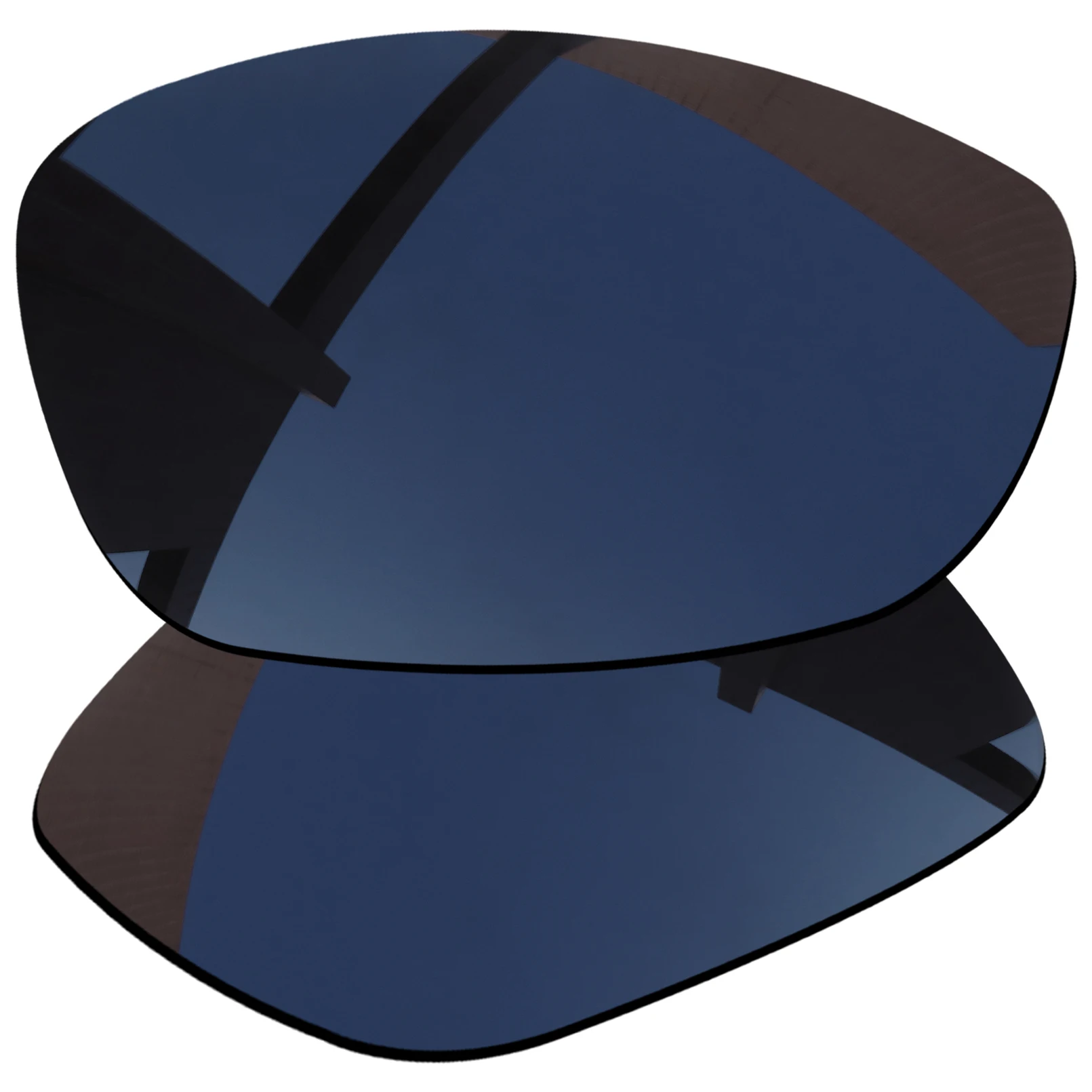 Lenti Di Ricambio Polarizzate Nere Alphax Pitch For-Oakley Monster Dog Frame