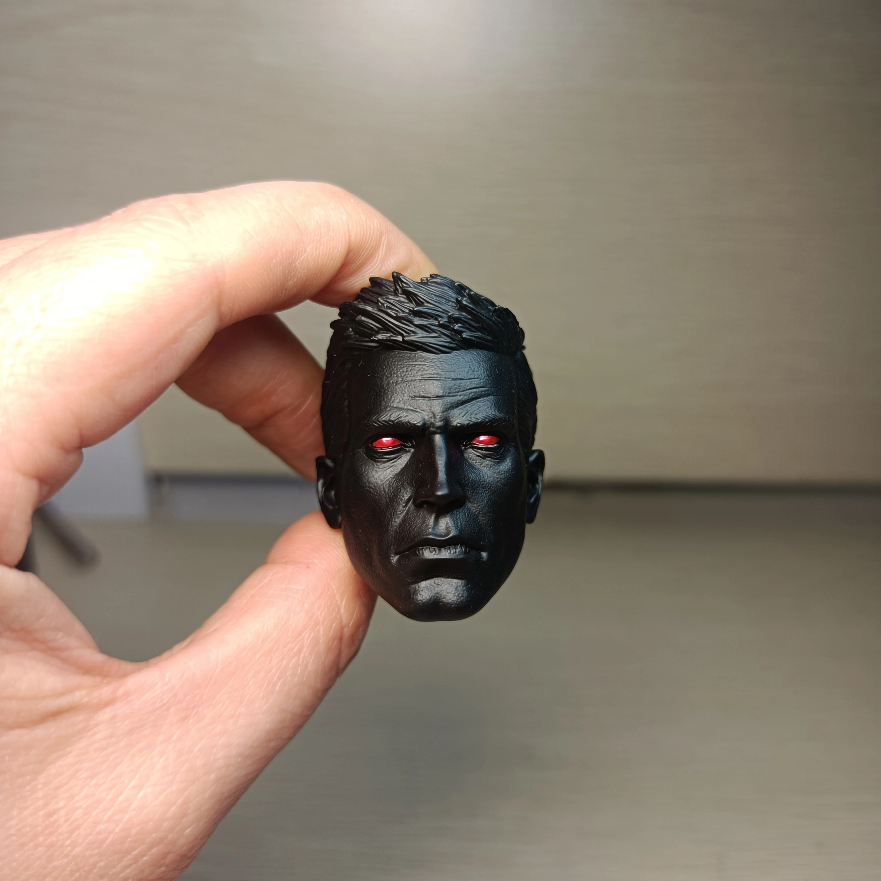 1/6 Arkham Knight Bruce Wayne Head Sculpt Per Corpo Figura Soldato Da 12"