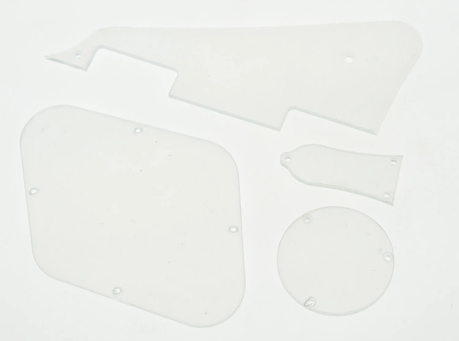 Kaish Lp Battipenna Cavità Di Coperture Turss Rod Cover Set Per Epiphone Les Paul Trasparente