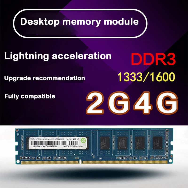 Smontaggio Usato Ddr3 1333Mhz 1600Mhz 2G 4G Pc3-10600/Pc3-12800 Memoria Per Ram Desktop, Buona Qualità! Marchio Casuale