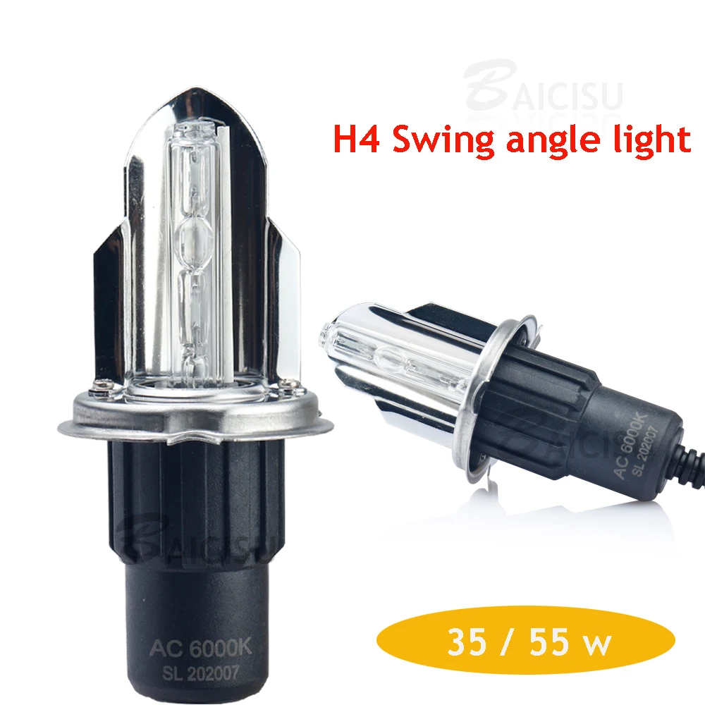 H4 Bixenon Lampade 55W Compatibile 45-35W 4300K-10000K 3000K Giallo H4 Altalena Lampadine H4 Xenon Hid Kit H4 Bi Xenon Hid Lampadine