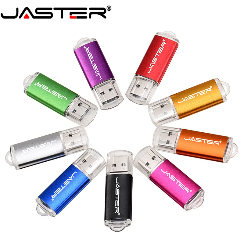 Jaster Mini Pen Drive Usb Flash Drive 4Gb 8Gb 16Gb 32Gb 64Gb 128Gb Pendrive Metallo Usb 2.0 Scheda Di Memoria Flash Drive Usb Stick