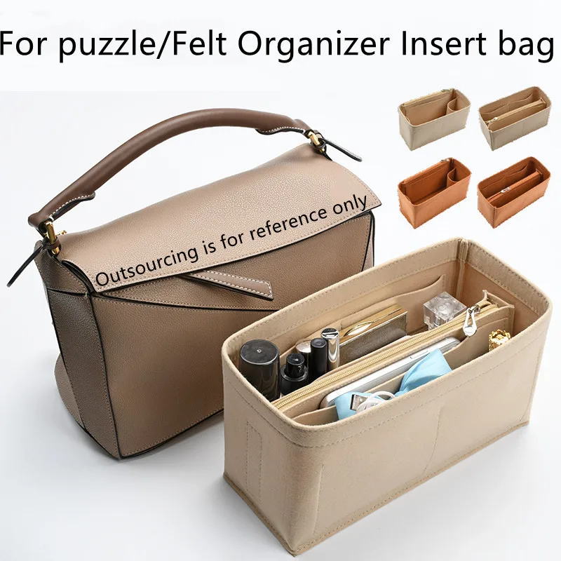 Per Loewe Puzzle Feltro Inserto In Tessuto Borsa Organizer Trucco Borsa Organizer Viaggio Interno Borse Cosmetiche Portatili