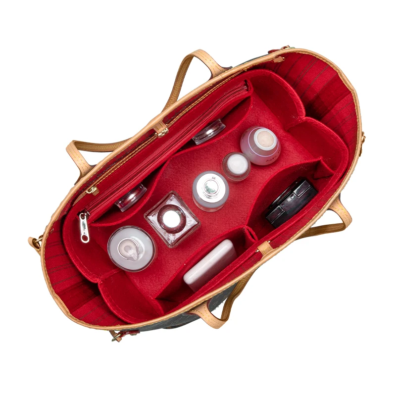 Organizer Insert Bag Per Neverfull Handbag Fodera Interna In Tessuto Di Feltro
