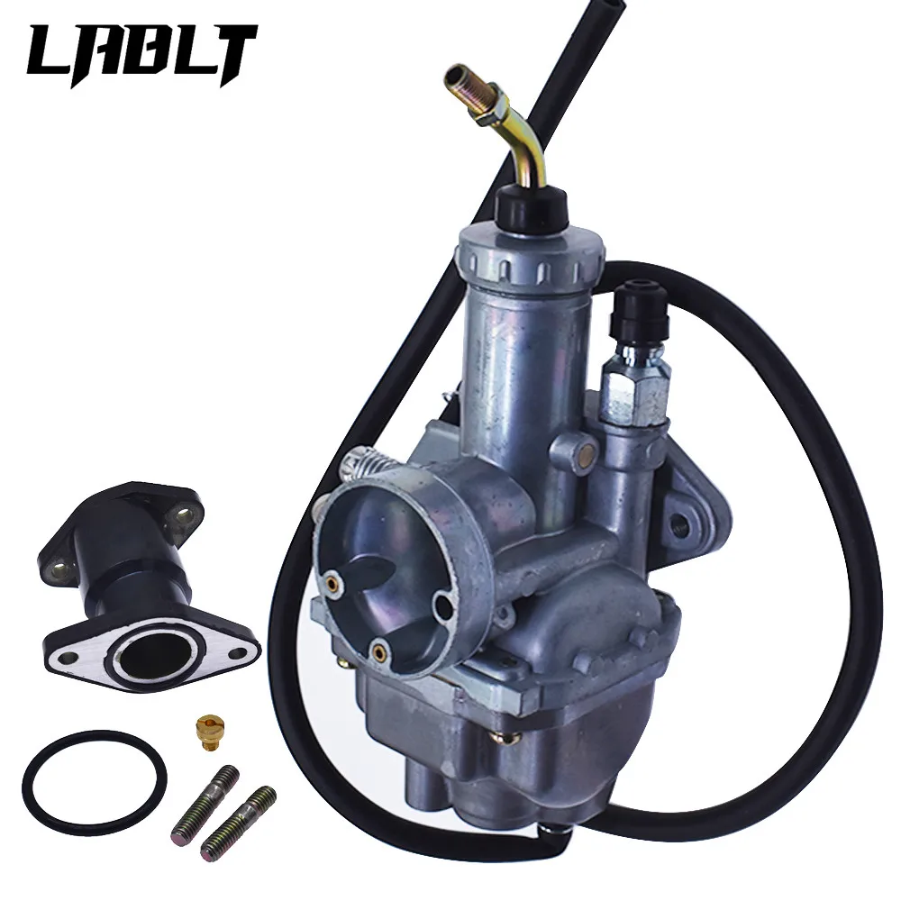 Carburatore E Cuffia Collettore Di Aspirazione Per Yamaha Breeze Grizzly 125 Yfa1 Ymf125