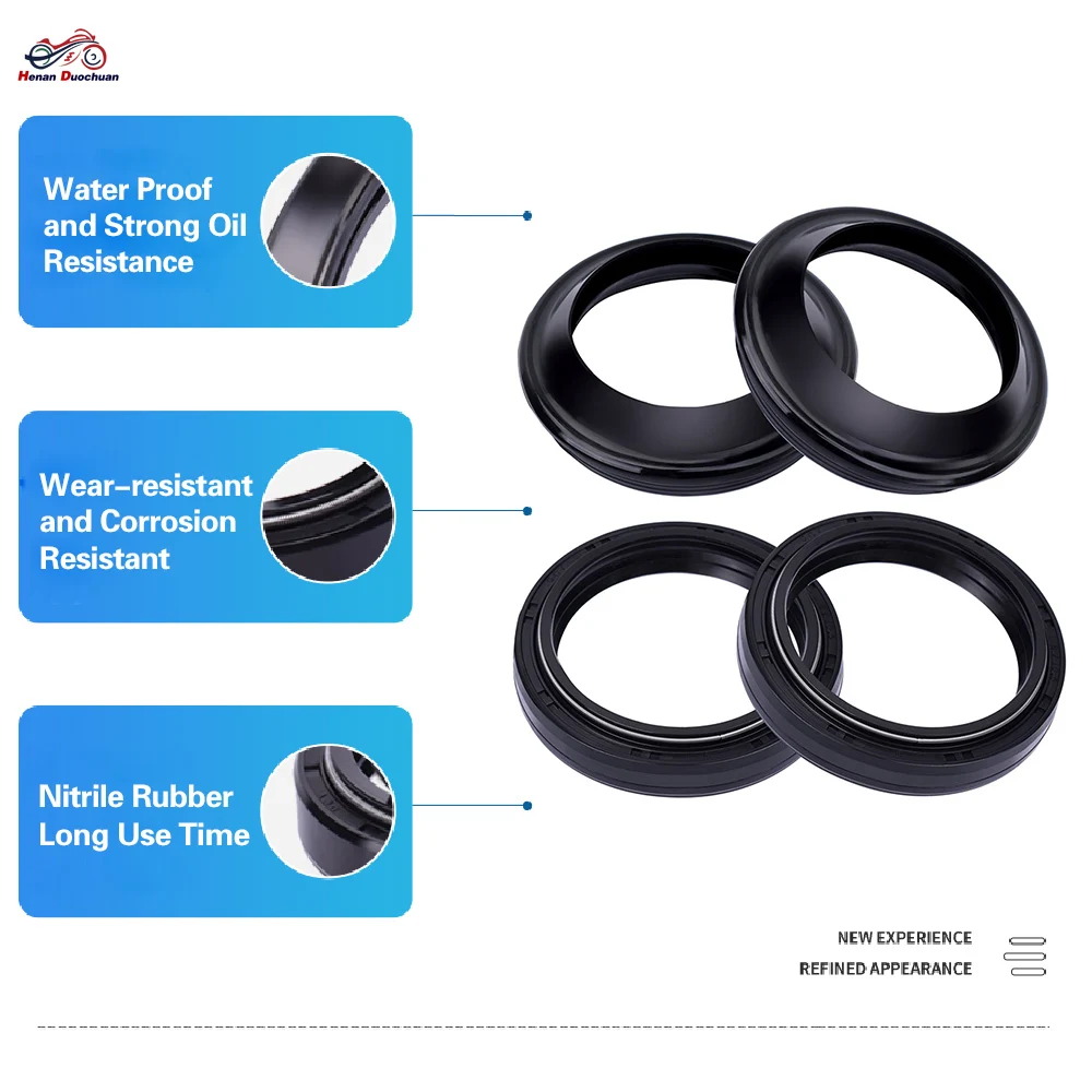 41X53X8/11 Motorcycle Front Fork Oil Seal 41 53 Dust Cover For Yamaha Wr125 R Kayaba Fork Wr125R Wr 125 R Paioli Fork 2009-2016