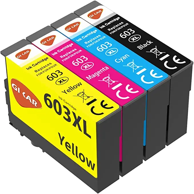 Cartucce D'Inchiostro Gikar Epson 603 Compatibili Con Cartucce Per Stampanti Epson 603 Epson 603Xl Per Xp-4155 Xp-2150 Xp-2100 Xp-3155