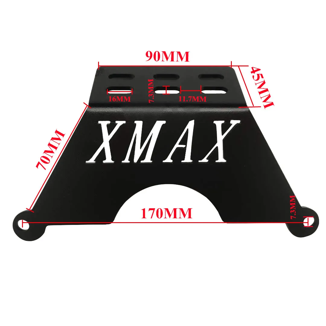 Moto Modificato Xmax 125 250 300 400 Telefono Gps Staffa Supporto Piastra Staffa Xmax Per Yamaha Xmax 300 Xmax 250 2017 2018