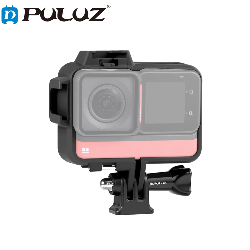 Puluz Custodia Protettiva Con Telaio In Plastica Antiurto Antiurto Per Insta360 One Rs 4K Edition / Twin Edition Action Camera