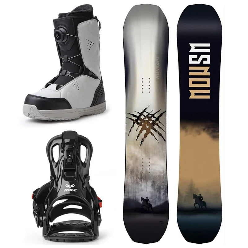 2022 Nuovo Design Splitboard Snowboard In Fibra Di Carbonio All'Ingrosso Burton Snowboard Con Attacchi