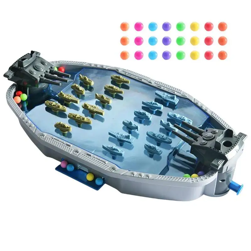2 Giocatori Navy Versuses Rivality Party Game Dinosaur Battle Board Toy Navy Competition Bounce Ball Toys Per Adulti E Bambini
