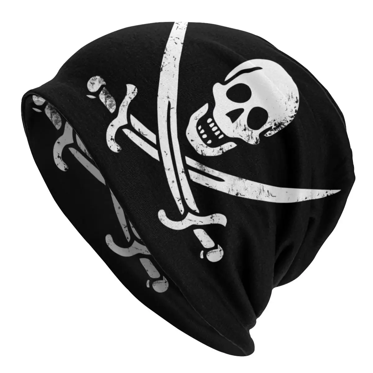 Jolly Roger Skull And Cross Bones Bonnet Homme Cool Knit Skullies Berretti Cap Donna Uomo Autunno Inverno Warm Slouchy Beanie Hats