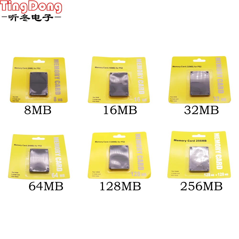 Per Sony Ps2 Memory Card 8Mb 16Mb 32Mb 64Mb 128Mb 256Mb Scheda Estesa Scheda Sd Salva Modulo Stick Dati Di Gioco