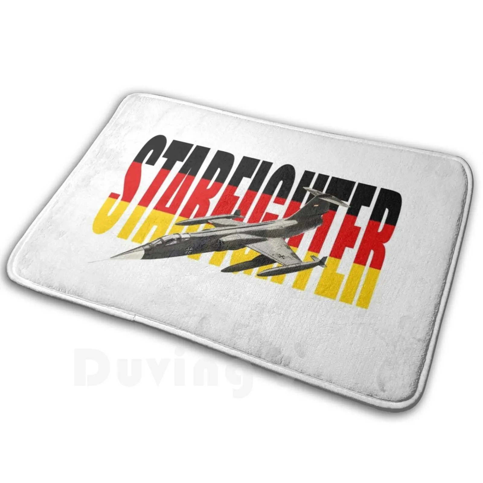 Tedesco Luftwaffe F - 104 Starfighter Jet Fighter Aereo Aereo Tappeto Mat Cuscino Morbido Antiscivolo Luftwaffe F 104