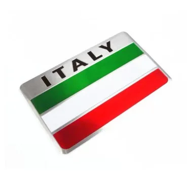 10 Pezzi 3D Alluminio Italia Car-Styling Per Fiat Iveco Lamborghini Alfa Romeo Detomaso Maserati Zagato