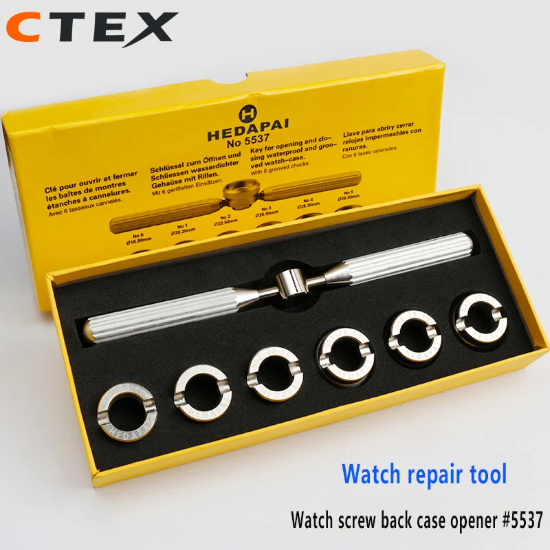 Strumento Di Riparazione Dell'Orologio Per Rolex & Tuder - Oyster Style Waterproof Watch Screw Back Case Opener #5537 Strumenti Di Riparazione Del Tav