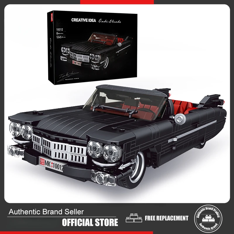 1245Pcs New Moc 10012 Technical Sport Car Building Blocks Classic Vintage Car Educational Blocks Per Bambini Regali Di Natale Per Adulti