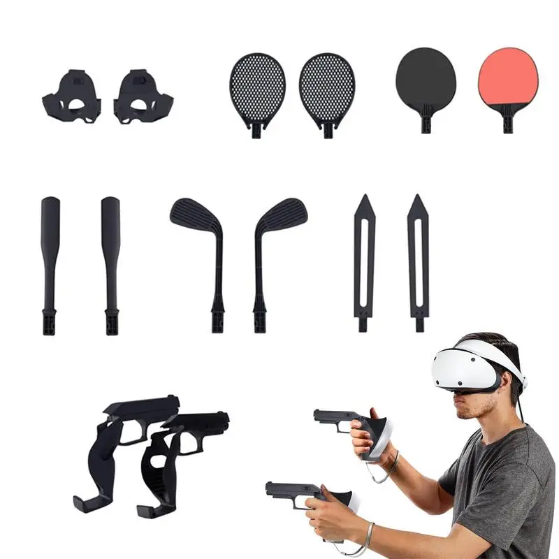 Per Psvr 2 Controller Grip 12 In 1 Per Psvr 2 Grip Controller Di Gioco Set Sense Controller Game Control Grip Originale Come Abs