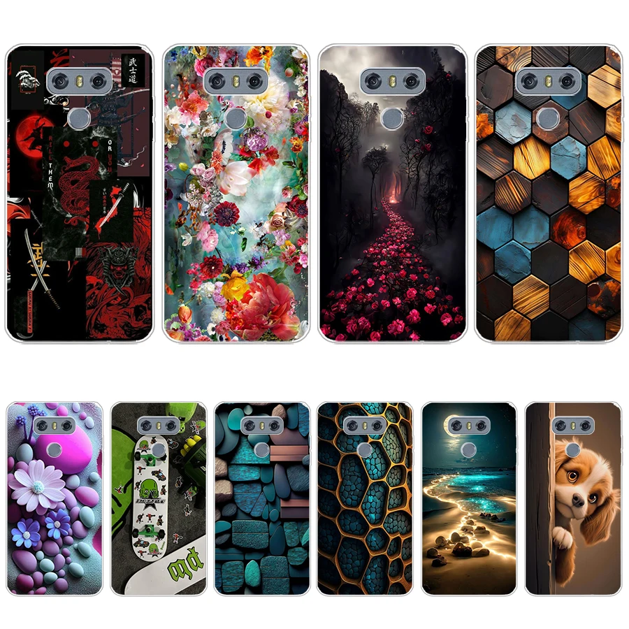 Custodia Per Telefono Con Cover In Tpu In Silicone Morbido S1 Colorful Song Per Lg G6