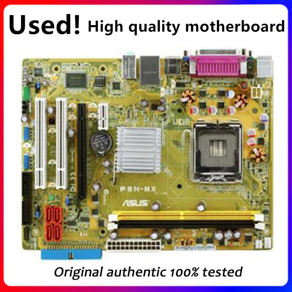 Per Asus P5N-Mx Presa Per Scheda Madre Desktop Lga 775 Ddr2 Scheda Madre Usata Originale In Vendita